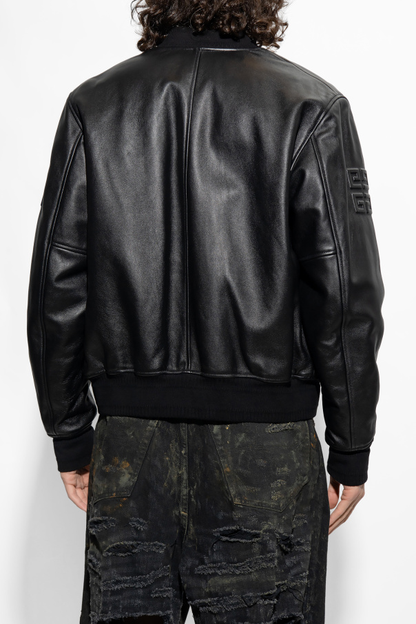 SchaferandweinerShops Japan - Black Leather bomber jacket